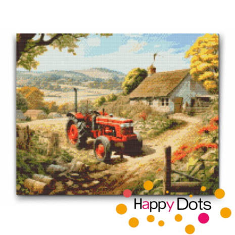 Diamond Painting Farm with Tractor