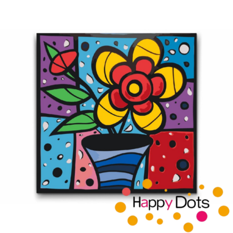 Painting by Numbers Colorful Flowers 04