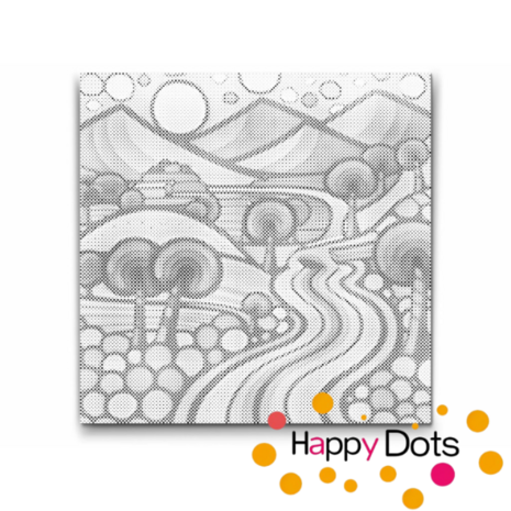 DOT Painting Bonte Landschappen 01