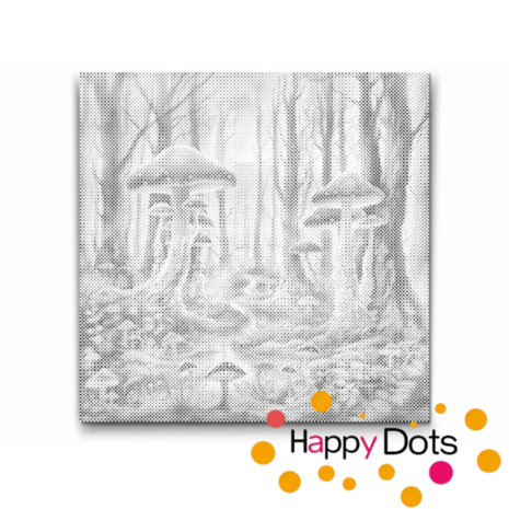 DOT Painting Enchanted Forest 03