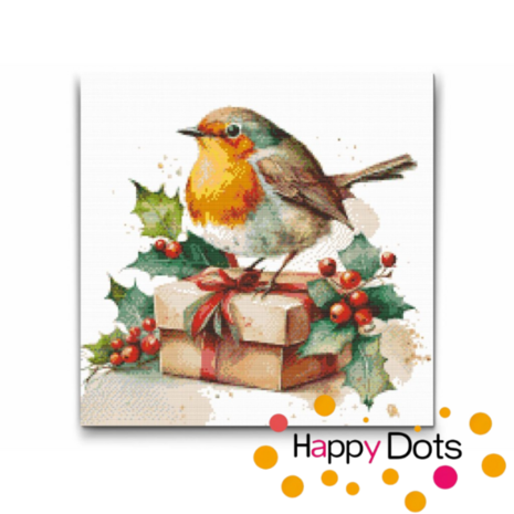 Diamond Painting Christmas - Robin