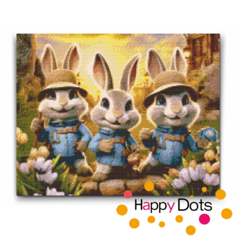 Diamond Painting Handy Hares