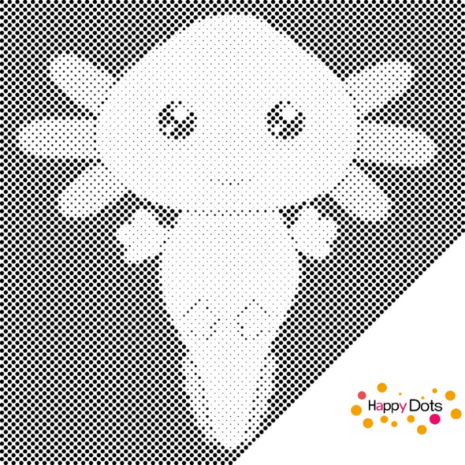 DOT Painting Axolotl 02