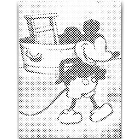 DOT Painting Mickey Mouse 01