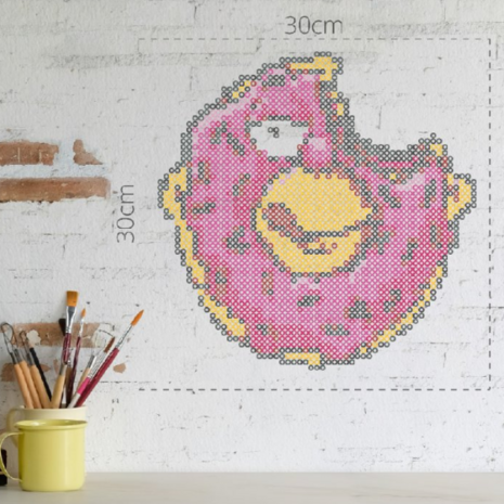 Iron-on bead set Donut