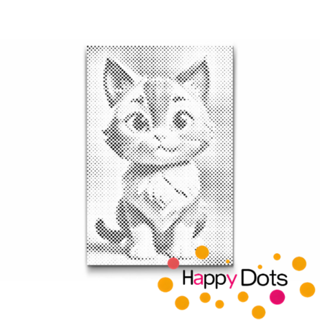 DOT Painting Children&#039;s Room - Cat