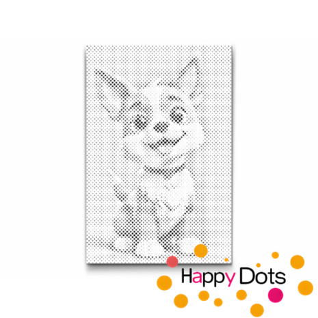 DOT Painting Chambre d&#039;enfant - Chien