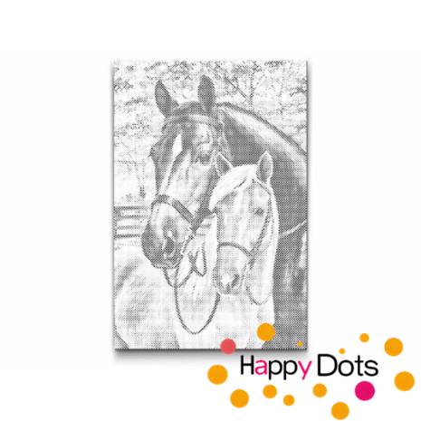 DOT Painting Paarden