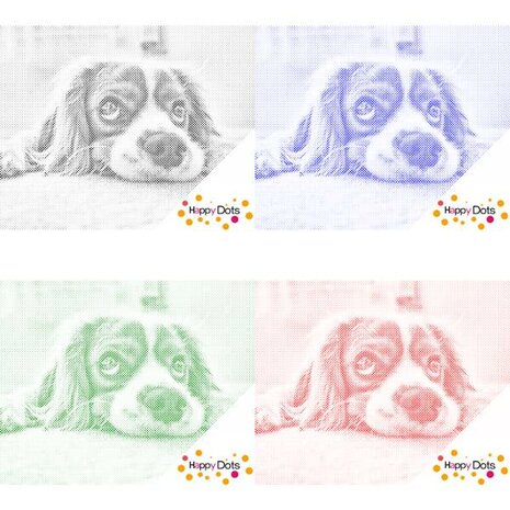 DOT Painting Chien mignon