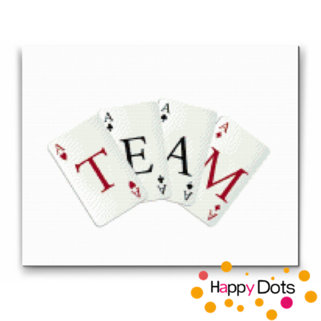 Diamond Painting Cards - Team