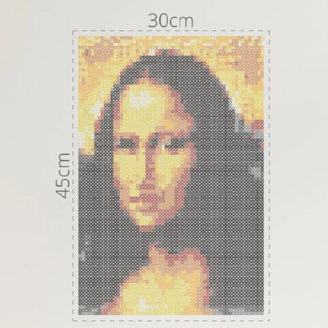 Ironing beads set Mona Lisa