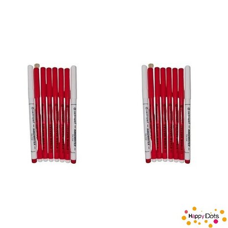 DOT Painting Marqueurs Set Rouge (Paquet Double)