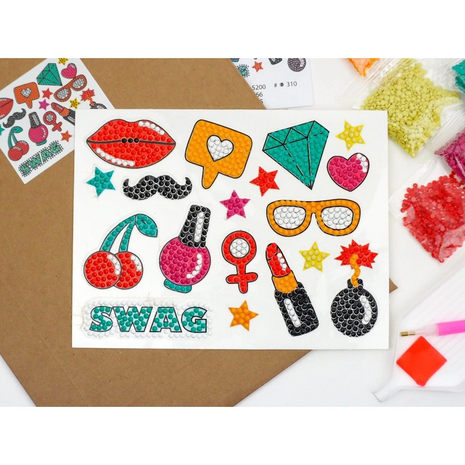 Diamond Painting Stickers - Swag