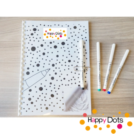 DOT Painting Blumen Malbuch