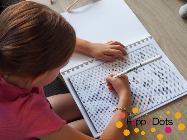 DOT Painting Flower Coloring Book