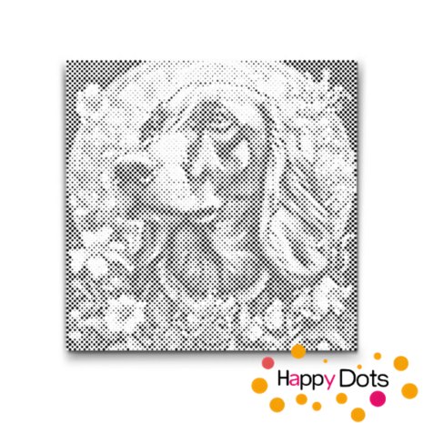 DOT Painting Art Nouveau - Hund