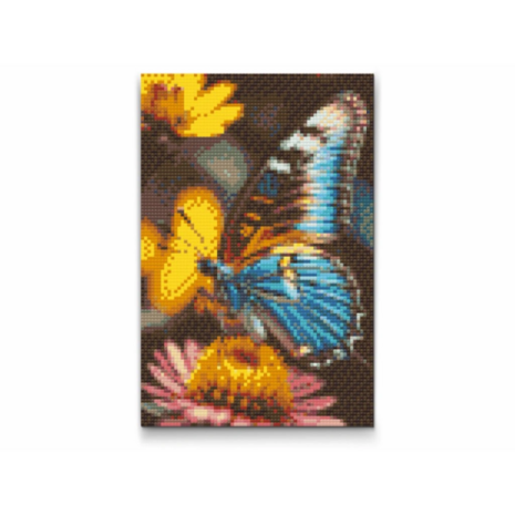 Diamond Painting Butterfly on Flower