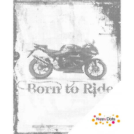 DOT Painting Born to ride