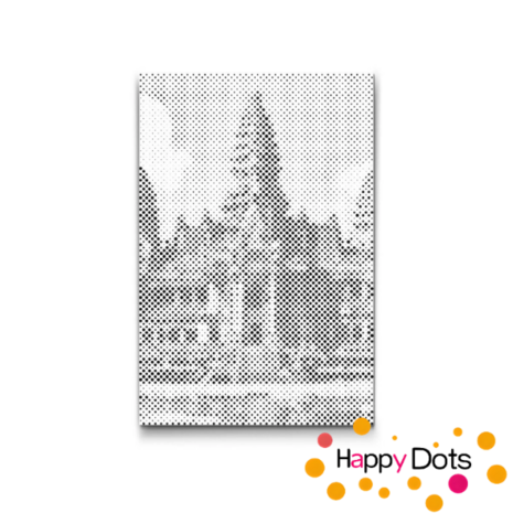 DOT Painting Angkor Wat