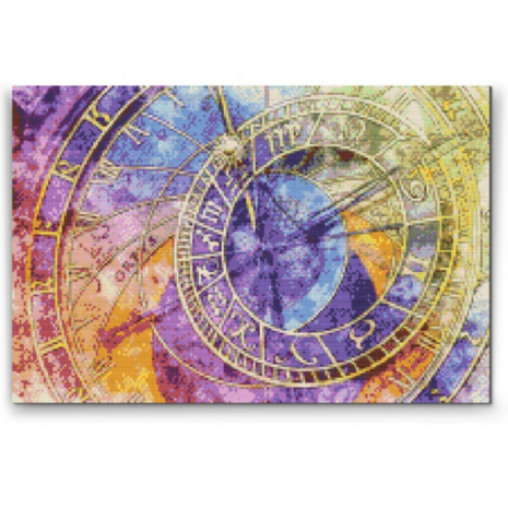 Diamond Painting Astronomical Clock