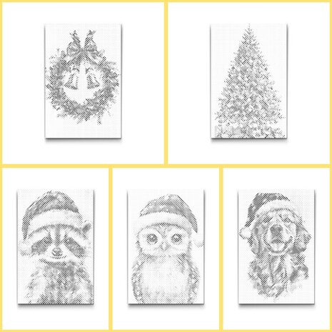 DOT Painting Coloring Book Christmas