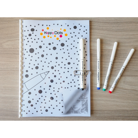 DOT Painting Coloring Book Fantasy