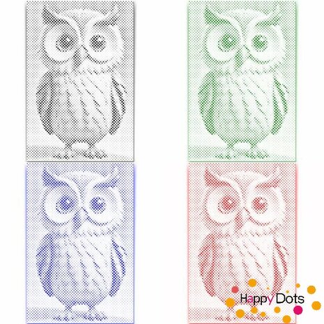 DOT Painting Chambre d&#039;enfant - Hibou