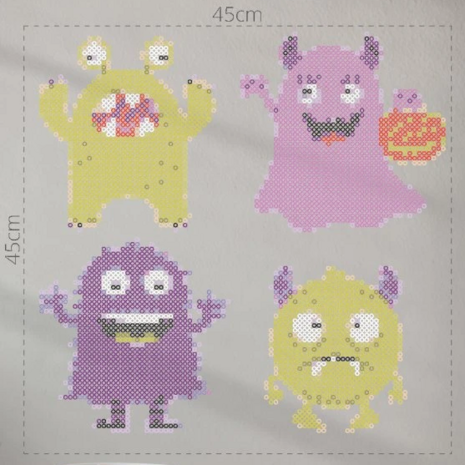 Fuse beads set Halloween monsters