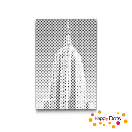 DOT Painting Empire state building