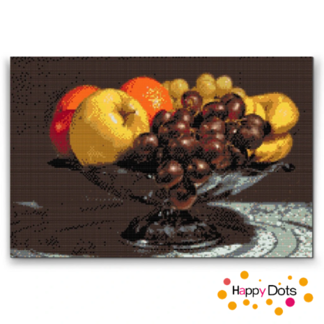 Diamond Painting Schale mit Obst