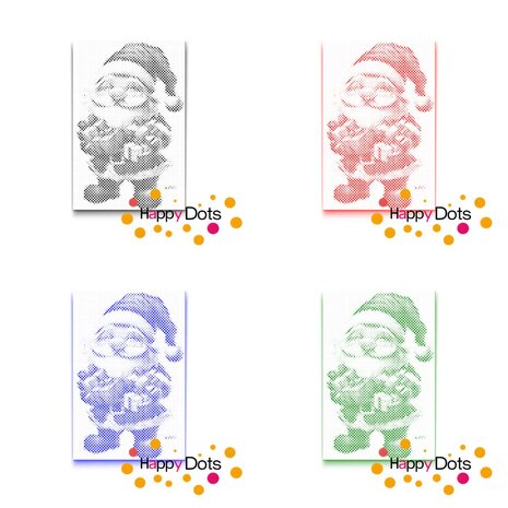 DOT Painting Christmas gnome