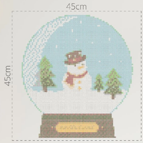 Fuse beads set Snowglobe Snowman