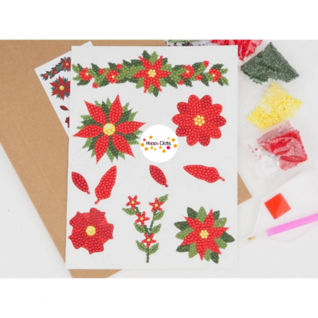 Diamond Painting Stickers - Christmas stars