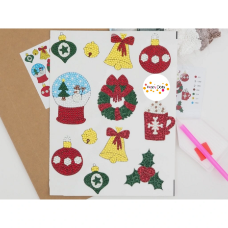 Diamond Painting Stickers - Kerst 03