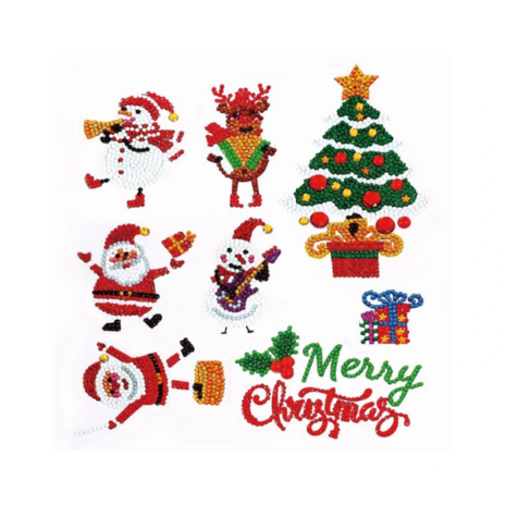 Diamond Painting Stickers - Kerst 04