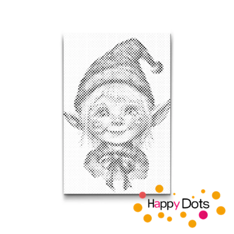 DOT Painting Christmas - Elf Girl