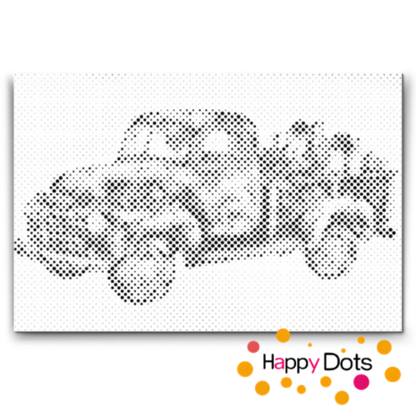 DOT Painting Christmas - Pick-up truck