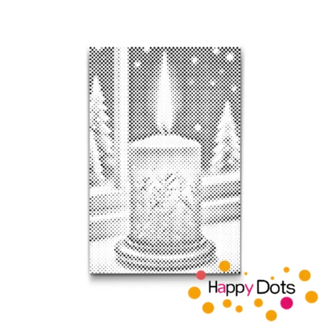 DOT Painting Christmas - Candle