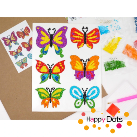 Diamond Painting Stickers - Papillons 01