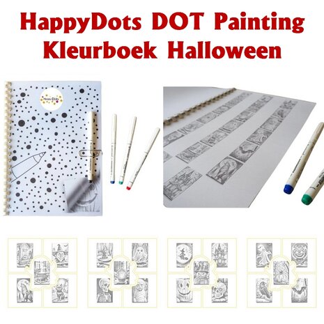 DOT Painting Kleurboek Halloween