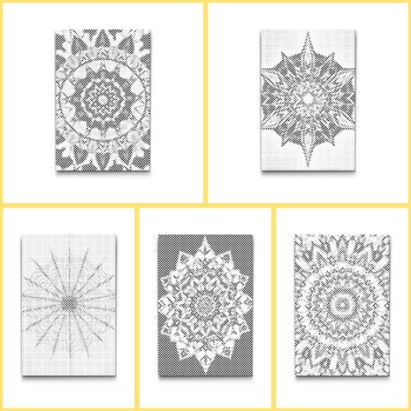 DOT Painting Coloring Book Mandala