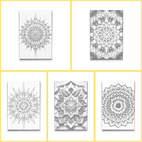 DOT Painting Coloring Book Mandala