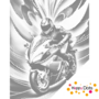 DOT Painting Motocycliste