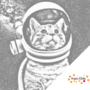 DOT Painting Chat astronaute