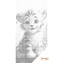 DOT Painting Petit tigre