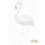 DOT Painting Petit flamant rose