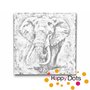 DOT Painting Portrait Elephant