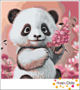 Painting by Numbers Cute Panda