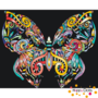 Paint by Numbers Mandala Butterfly