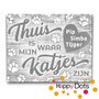 DOT Painting Personalized Cat(s) Plate 002